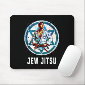 Tapis De Souris Jitsu Karate Funny Hanukkah (Avec souris)