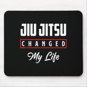 Tapis De Souris Jiu Jitsu a changé la vie Motivation Arts Martiaux
