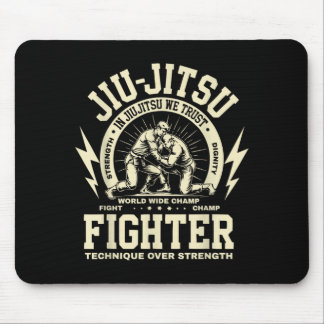 Tapis De Souris Jiu Jitsu BJJ Arts Martiaux Mixtes MMA Combat