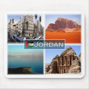 Tapis De Souris JO Jordan - Amman - Mer Morte -
