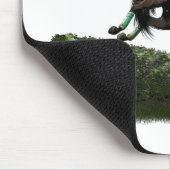 Tapis De Souris Jockey Cheval De Sauts Dans Pad Souris Vert (Coin)