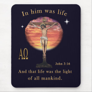 Tapis De Souris John 3:16