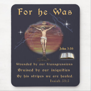 Tapis De Souris John 3:16