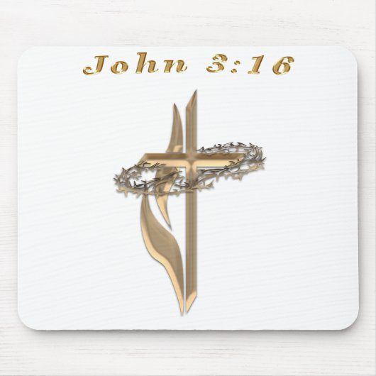 Tapis De Souris John 3:16 (Devant)