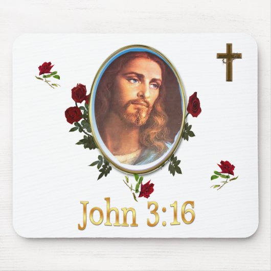 Tapis De Souris John 3:16 (Devant)