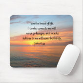 TAPIS DE SOURIS JOHN 6:35 CONCEPTION DU LEVER (Avec souris)