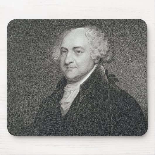 Tapis De Souris John Adams, gravé par James Barton Longacre (179 (Devant)