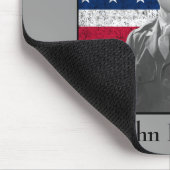 Tapis De Souris John Basilone et le drapeau américain (Coin)