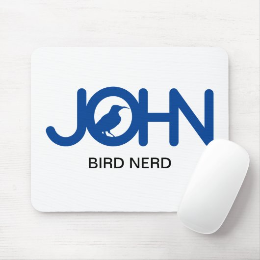 Tapis De Souris John Bird Nerd (Avec souris)