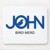 Tapis De Souris John Bird Nerd (Devant)