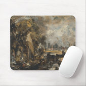 Tapis De Souris John Constable - Verrouillage Dedham (Avec souris)