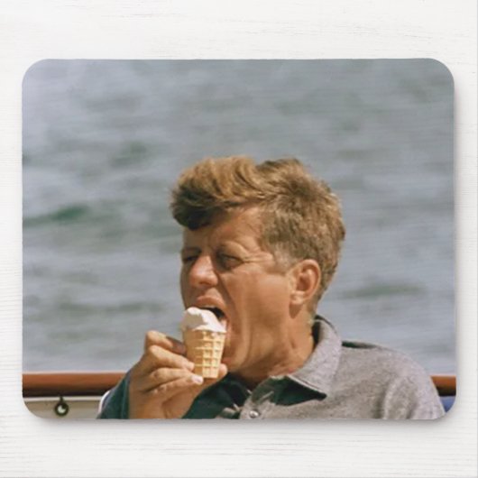 Tapis De Souris John F Kennedy Fumer (Devant)