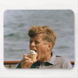 Tapis De Souris John F Kennedy Smoking