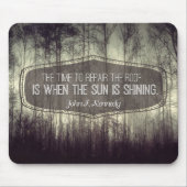 Tapis De Souris John Fitzgerald Kennedy Réparation de devis inspir (Devant)