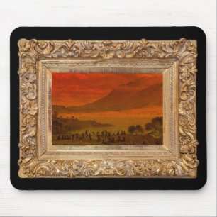 Tapis De Souris John Glover Van Diemen's Land Tasmanie Autochtone