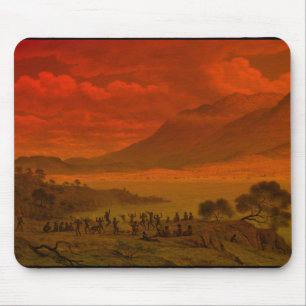 Tapis De Souris John Glover Van Diemen's Land Tasmanie Autochtone