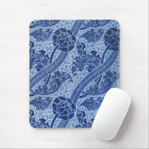 Tapis De Souris John Henry Dearle - Motif de fleurs de Florence bl