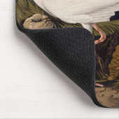 Tapis De Souris John James Audubon White Ibis Bird Print Classic (Coin)