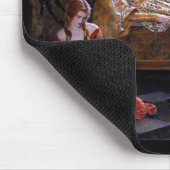 Tapis De Souris John Maler Collier, "somnoler la beauté" (Coin)