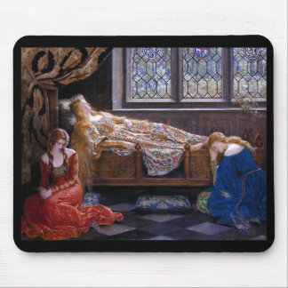 Tapis De Souris John Maler Collier, "somnoler la beauté"