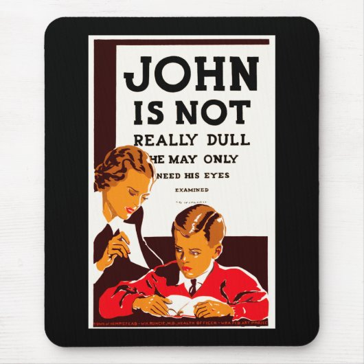 Tapis De Souris John n'est pas vraiment nul (Devant)