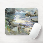 Tapis De Souris John Singer Sargent - Stream et Rocks (Avec souris)