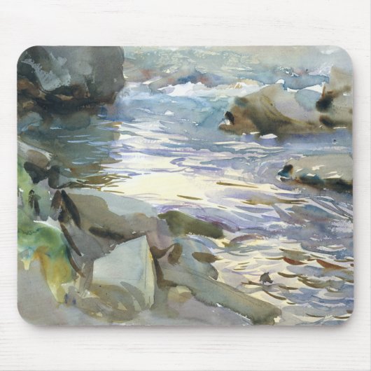 Tapis De Souris John Singer Sargent - Stream et Rocks (Devant)