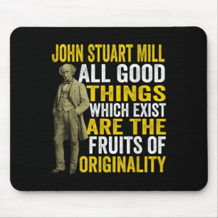 Tapis De Souris John Stuart Mill Philosophe Citation Philosophie T