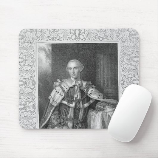 Tapis De Souris John Stuart, troisième comte de Bute, gravé (Avec souris)