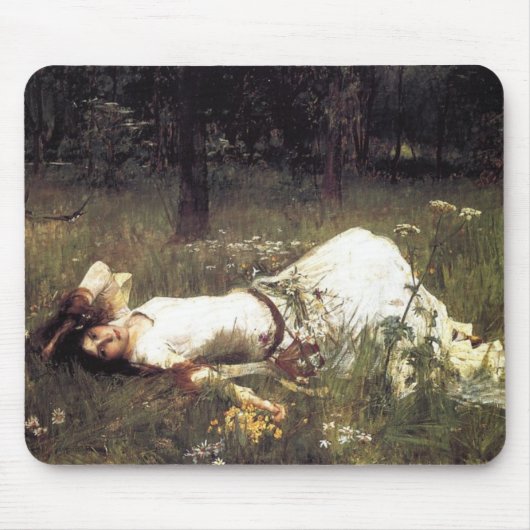 Tapis De Souris John William Waterhouse - Ophélie 1889 (Devant)