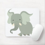 Tapis De Souris Joie Cartoon Eléphant Mousepad (Avec souris)