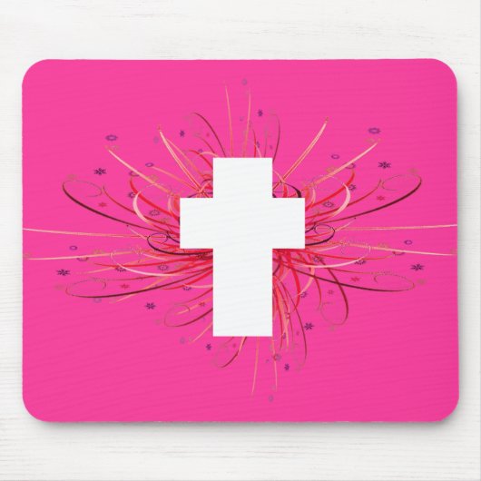 Tapis De Souris JOIE ! dans la croix (Devant)