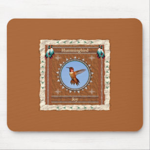 Tapis De Souris Joie d'énergie de colibri