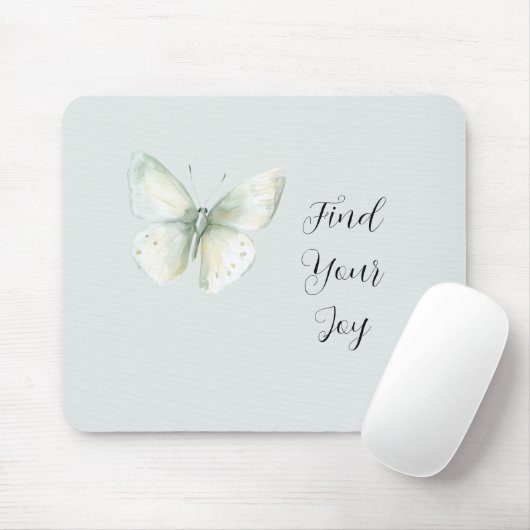 Tapis De Souris Joie Papillon Menthe (Avec souris)