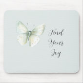 Tapis De Souris Joie Papillon Menthe (Devant)