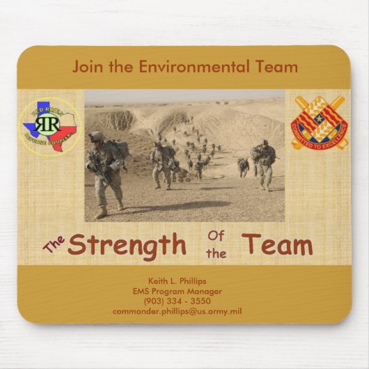 Tapis De Souris … Joignez l'équipe (Devant)