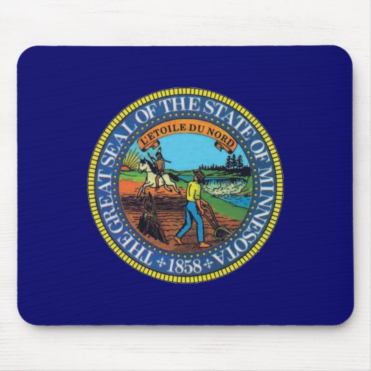 Tapis De Souris Joint d'état du Minnesota (Devant)
