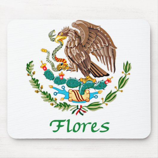 Tapis De Souris Joint national mexicain de Flores (Devant)