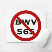 Tapis De Souris Joke Bach mousepad (Avec souris)