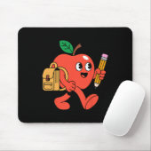 Tapis De Souris Joli Apple Retourne À L'école (Avec souris)
