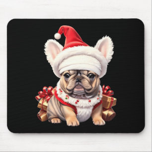 Tapis De Souris Joli chapeau de Noël de Santa sur T-shirt de Boule