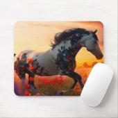 Tapis De Souris Joli cheval (Avec souris)