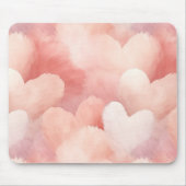 Tapis De Souris Joli Coeur rose (Devant)