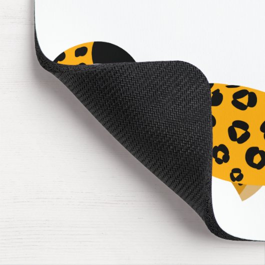 Tapis De Souris Joli dessin facétieux Leopard Mousepad (Coin)