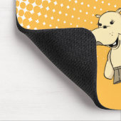 Tapis De Souris Joli Dessin Hippo Volant Avec Ballons (Coin)