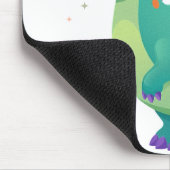 Tapis De Souris Joli Dino Dans L'Espace (Coin)