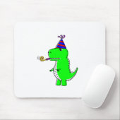 Tapis De Souris Joli Dinosaur d'anniversaire (Avec souris)