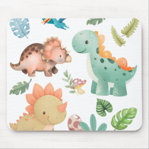 Tapis De Souris Joli dinosaure