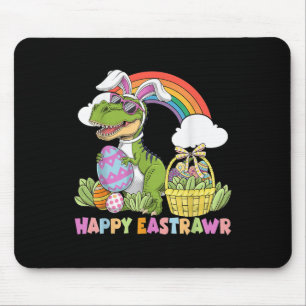 Tapis De Souris Joli Eastrawr Avec T-rex Dinosaur Pour Toddler Eas