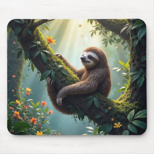 Tapis De Souris Joli emplacement dans une forêt tropicale (Devant)